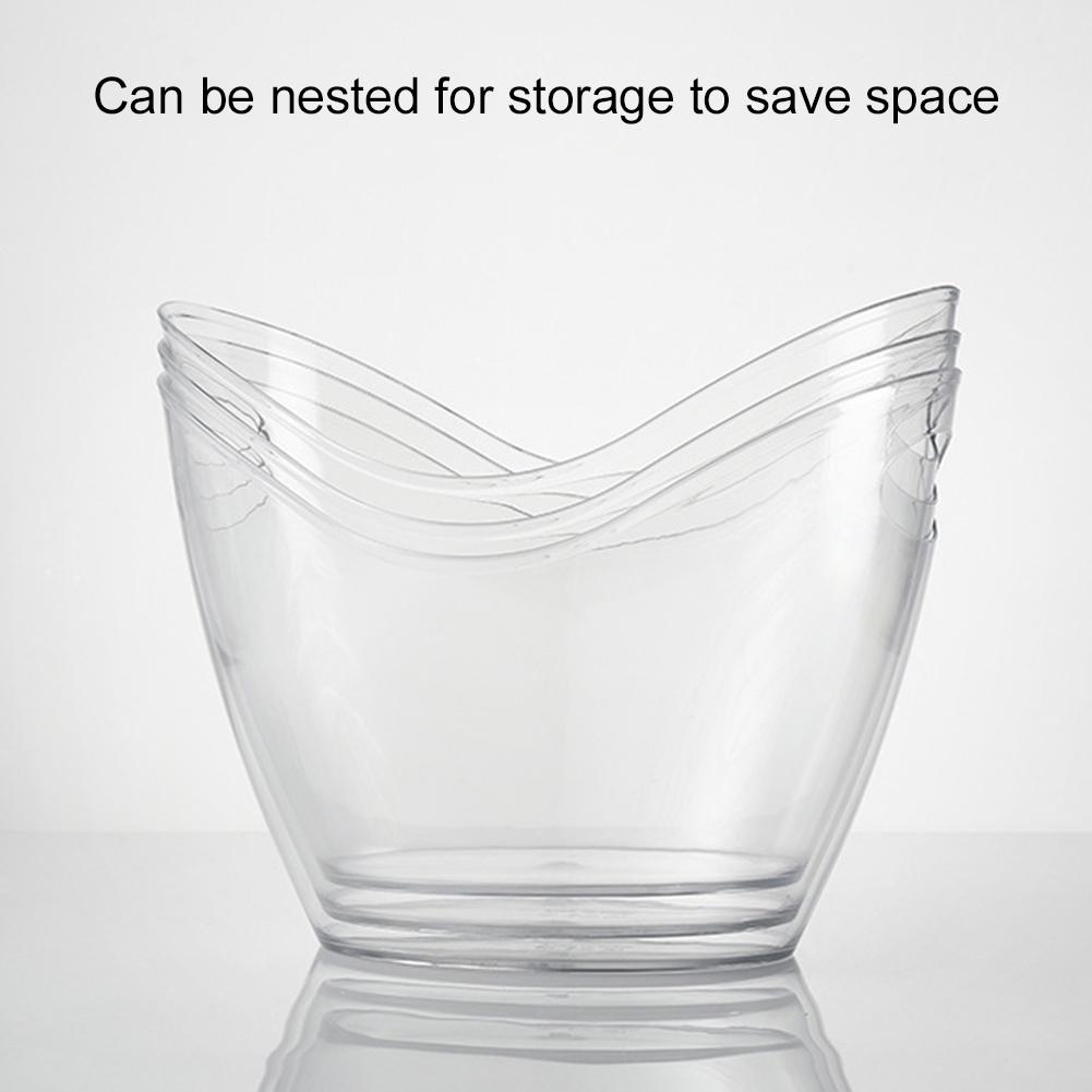 PET Plastic Ice Bucket Clear B - đánh giá và giá Wine Beer Champagne