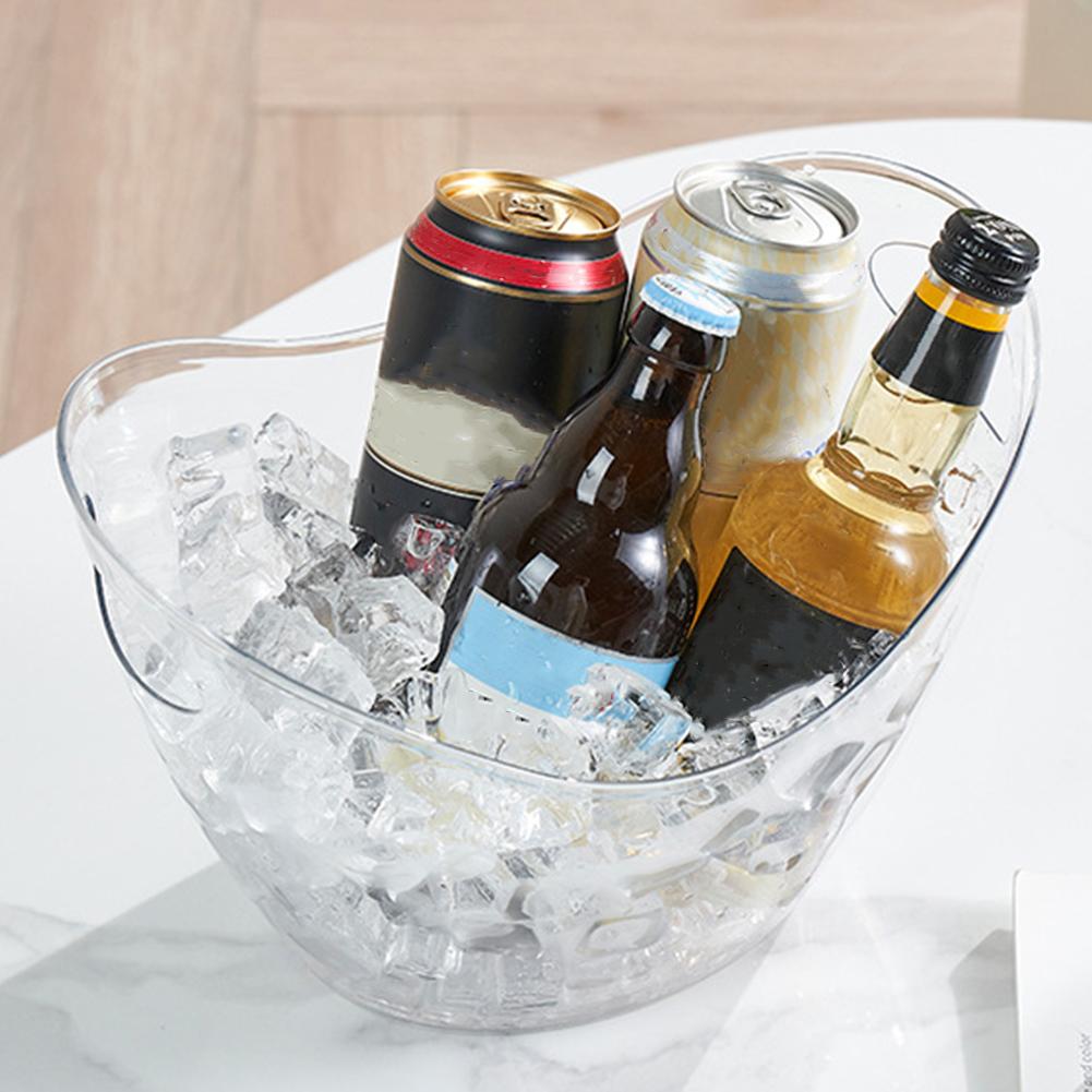 PET Plastic Ice Bucket Clear B - đánh giá và giá Wine Beer Champagne