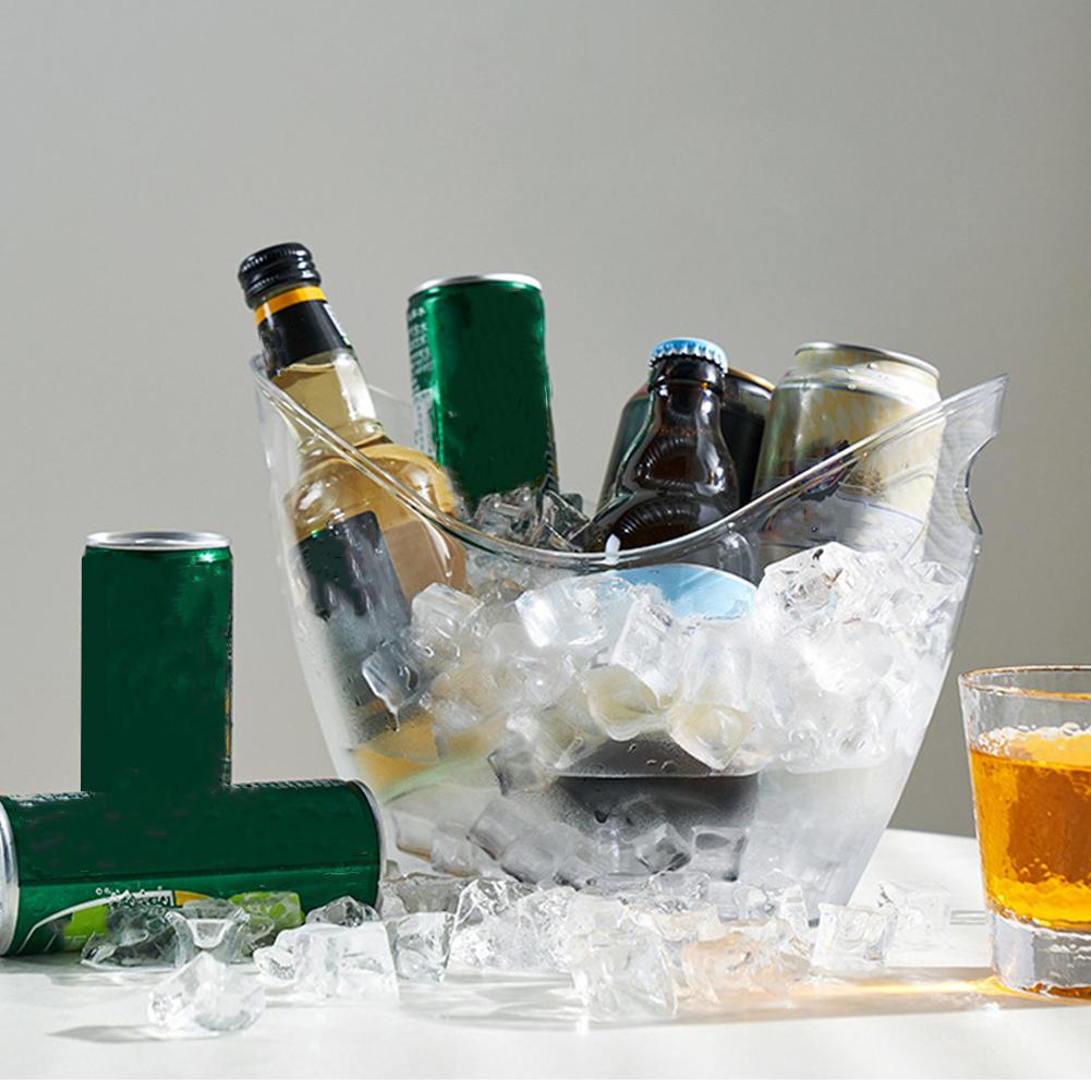 PET Plastic Ice Bucket Clear B - đánh giá và giá Wine Beer Champagne