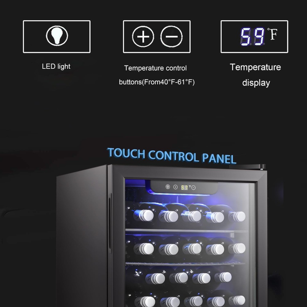 16 Bottle Wine Cooler/Cabinet  - đánh giá và giá Wine Beer Mini Fridge