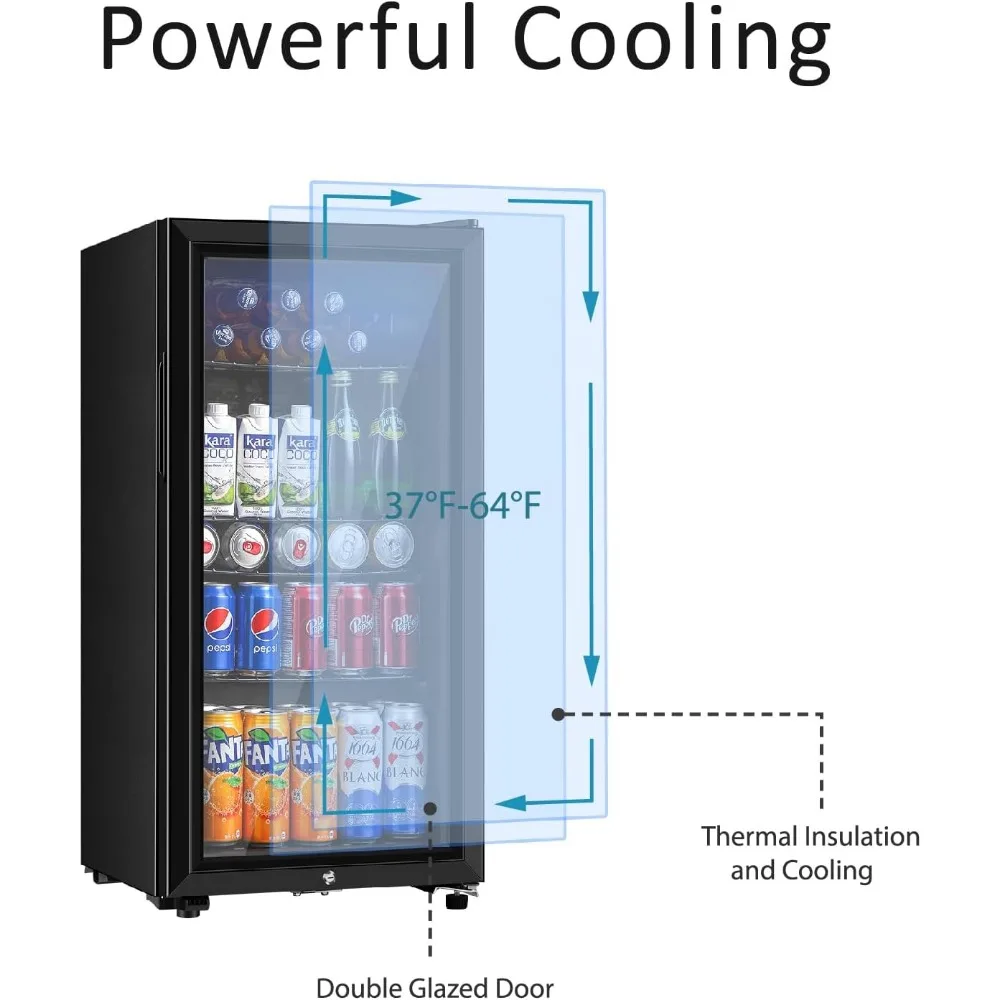 Beverage Refrigerator, 3.2 Cu. - đánh giá và giá Wine Beer Mini Fridge