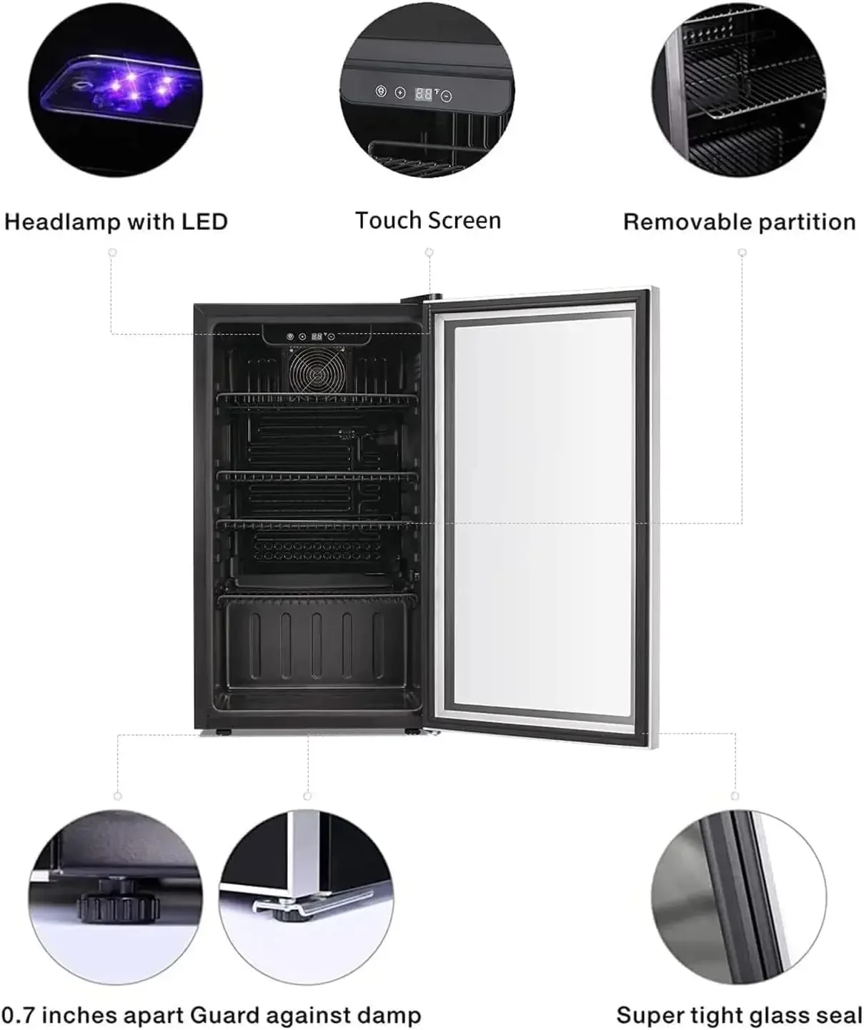 26 Bottle 130 Can Wine Cooler/ - đánh giá và giá Wine Beer Mini Fridge