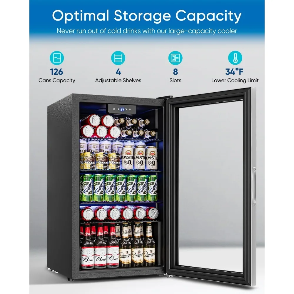 Beverage Refrigerator Cooler - - đánh giá và giá Wine Beer Mini Fridge