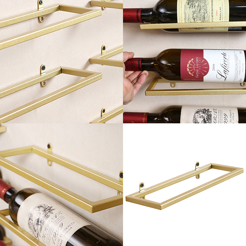 1PC Wall-Mounted Bar Wine Rack - đánh giá và giá Wine Beer Champagne
