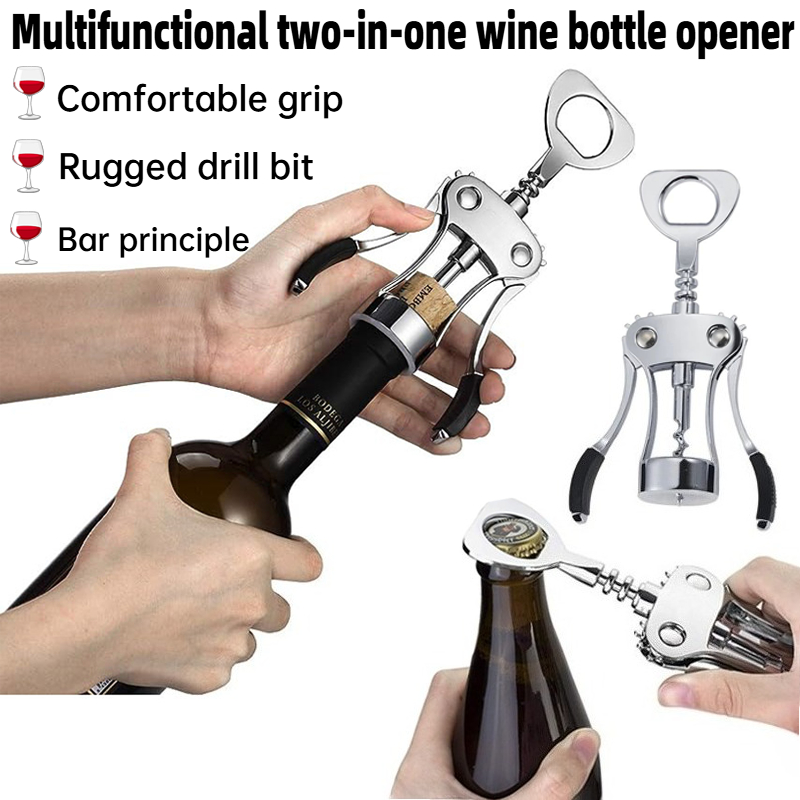 Manual 2-in-1 wine opener, pra - đánh giá và giá Wine Beer Champagne