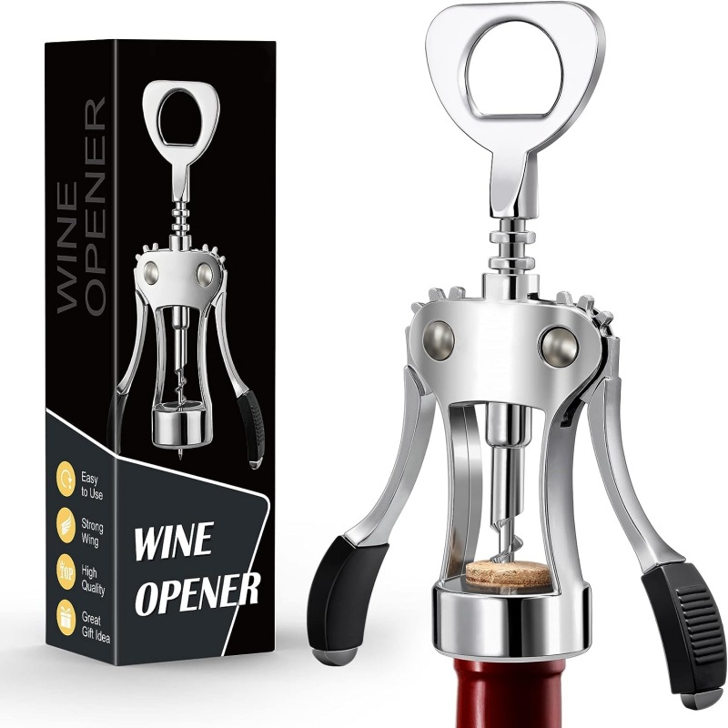 Manual 2-in-1 wine opener, pra - đánh giá và giá Wine Beer Champagne