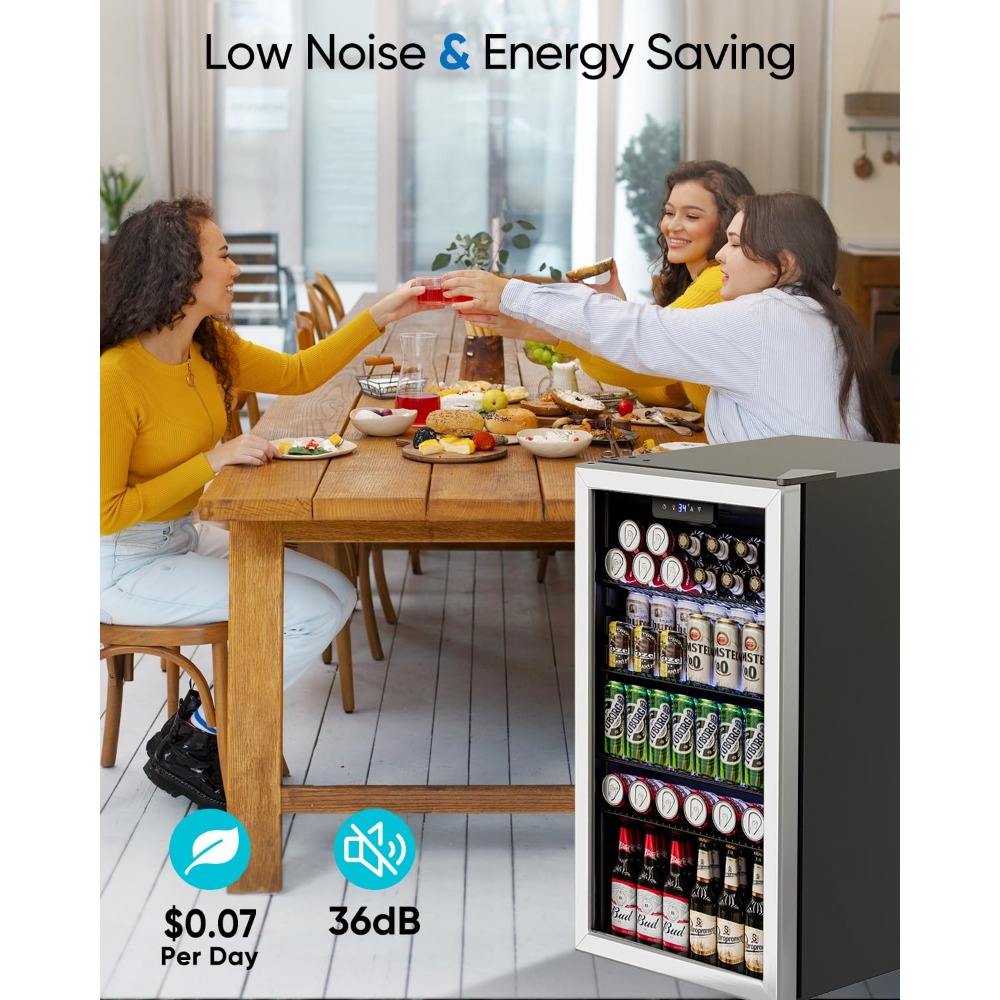 3.2 Cu.Ft Mini Fridge with Gla - đánh giá và giá Wine Beer Mini Fridge