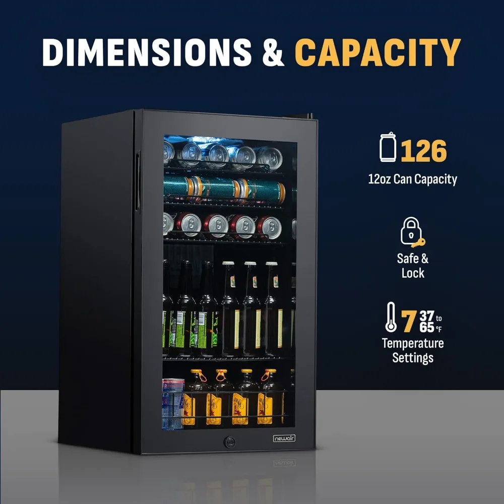 126 Can Beverage Refrigerator, - đánh giá và giá Wine Beer Mini Fridge