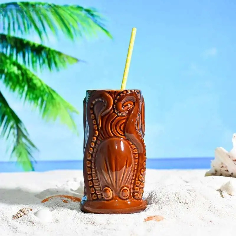 TIKI Bar Cocktail Cup Hawaii T - đánh giá và giá Wine Beer Mixed Drinks