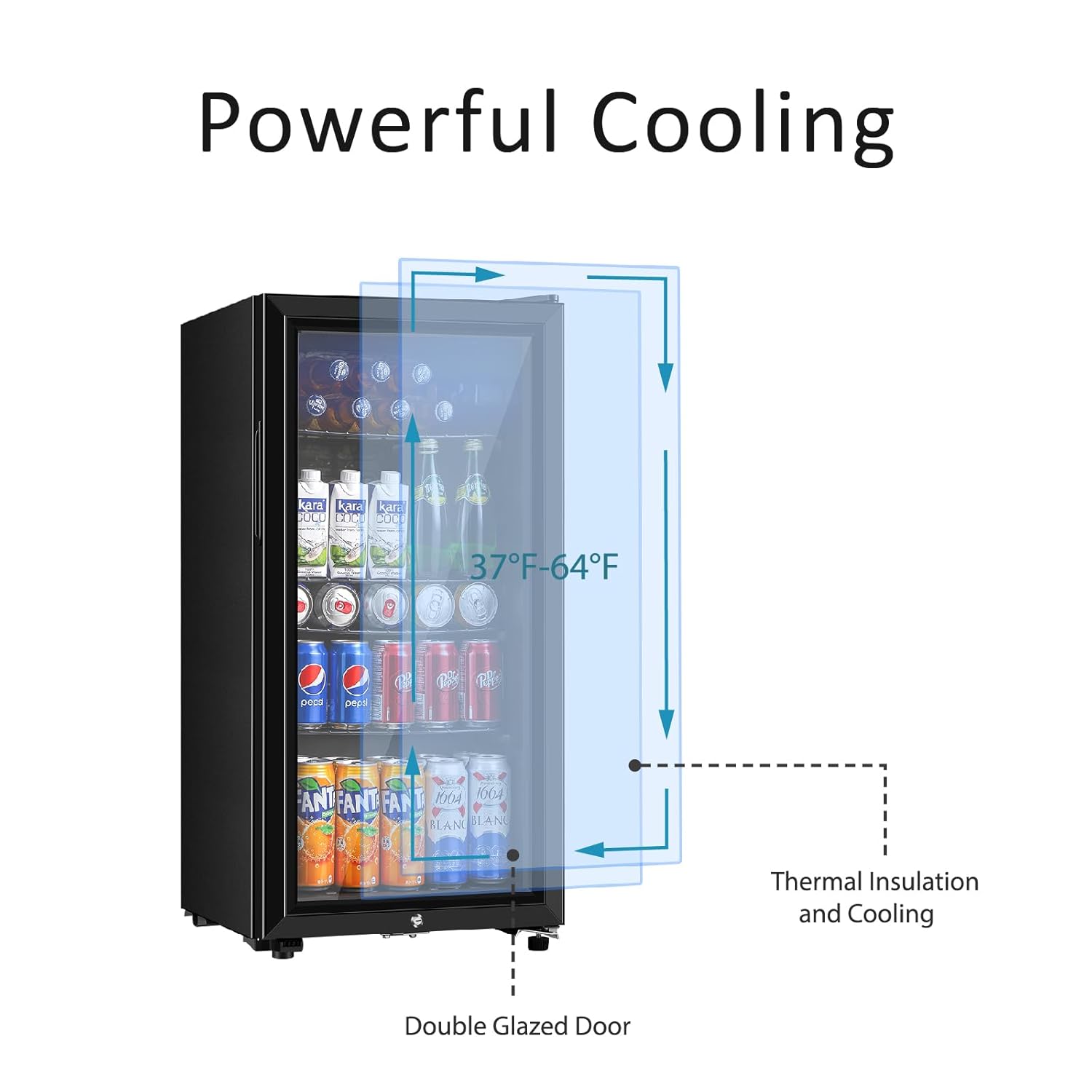 Beverage Refrigerator, 3.2 Cu. - đánh giá và giá Wine Beer Mini Fridge