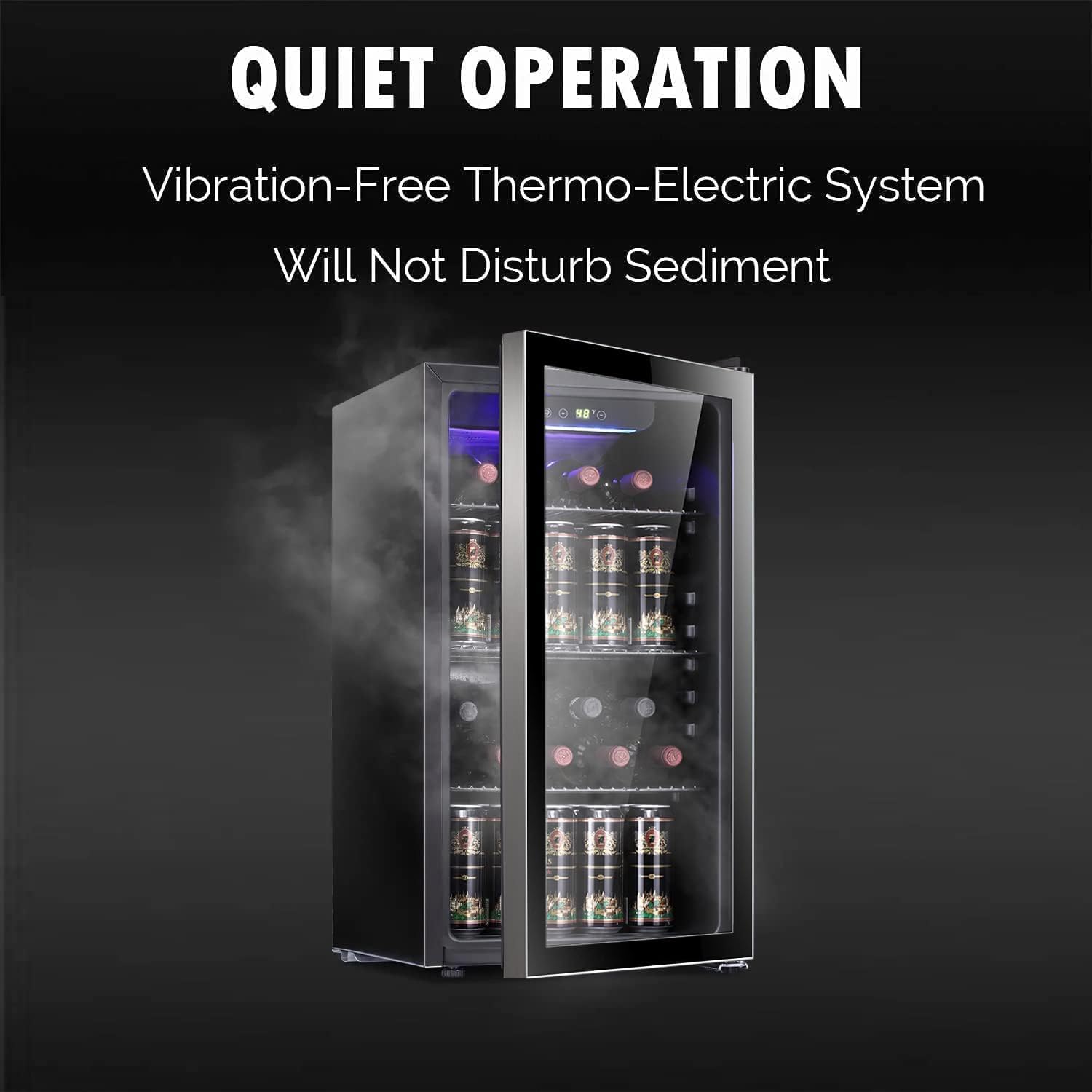 26 Bottle 130 Can Wine Cooler/ - đánh giá và giá Wine Beer Mini Fridge