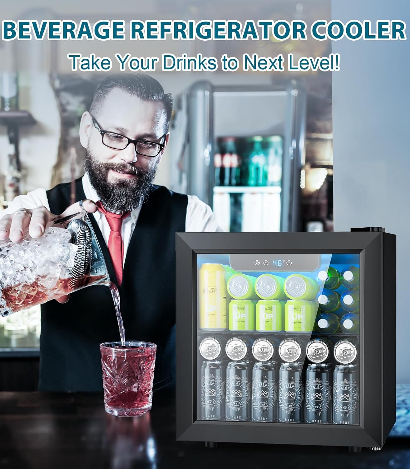 50 Cans Beverage Refrigerator  - đánh giá và giá Wine Beer Mini Fridge