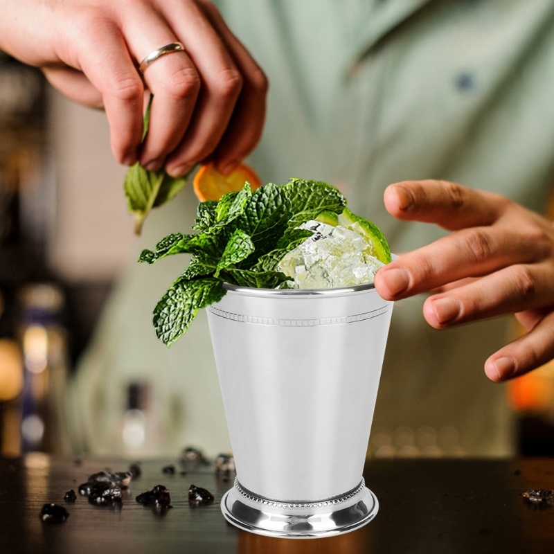 Silvery Mint Mojito Cup Stainl - đánh giá và giá Wine Beer Mixed Drinks